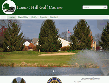 Tablet Screenshot of locusthillgolf.com